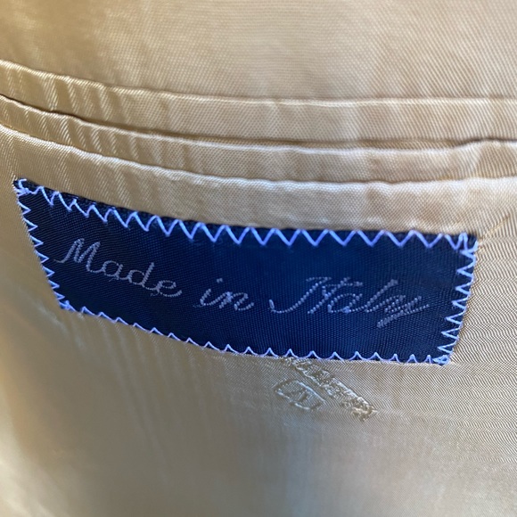 VTG Valentino Uomo🇮🇹Tweeded Silk/Linen/Wool Coat 40S - Picture 12 of 16